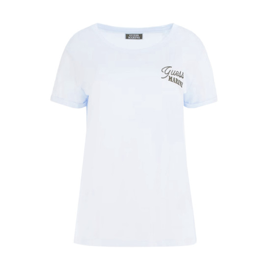 Guess Γυναικεία κοντομάνικη μπλούζα Marine Logo T-Shirt